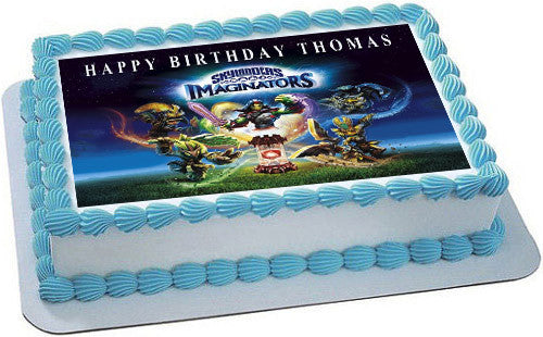 Skylanders Imaginators Edible Cake Topper & Cupcake