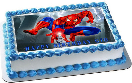 spiderman cake topper