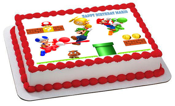 49 Best Pictures Super Mario Cake Decorations : 19 Awesome Super Mario Birthday Party Ideas