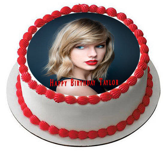 Taylor Swift Edible Cake Topper OR Cupcake Topper, Decor