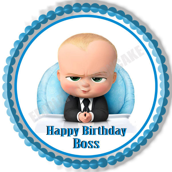 The Boss Baby Edible Cake Topper Or Cupcake Toppers Edible Prints