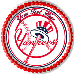 New York Yankees (Nr2) - Edible Cake Topper OR Cupcake Topper, Decor ...