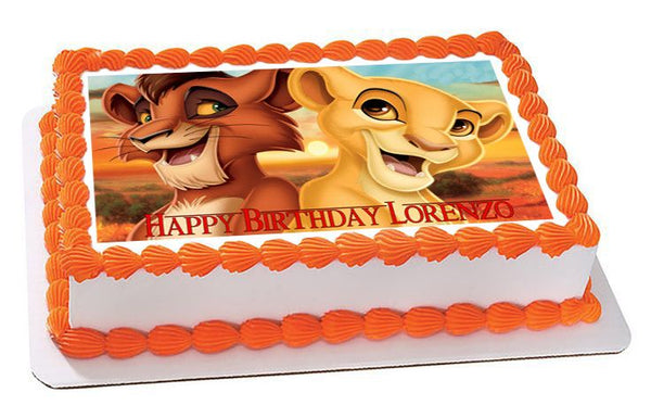 Lion King Kiara Edible Birthday Cake OR Cupcake Topper – Edible Prints