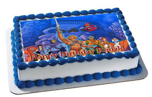 He Man And The Masters - Edible Cake Topper OR Cupcake Topper, Decor –  Edible Prints On Cake (EPoC)