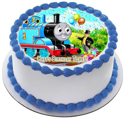 Thomas Train - Edible Cake Topper OR Cupcake Topper, Decor – Edible ...