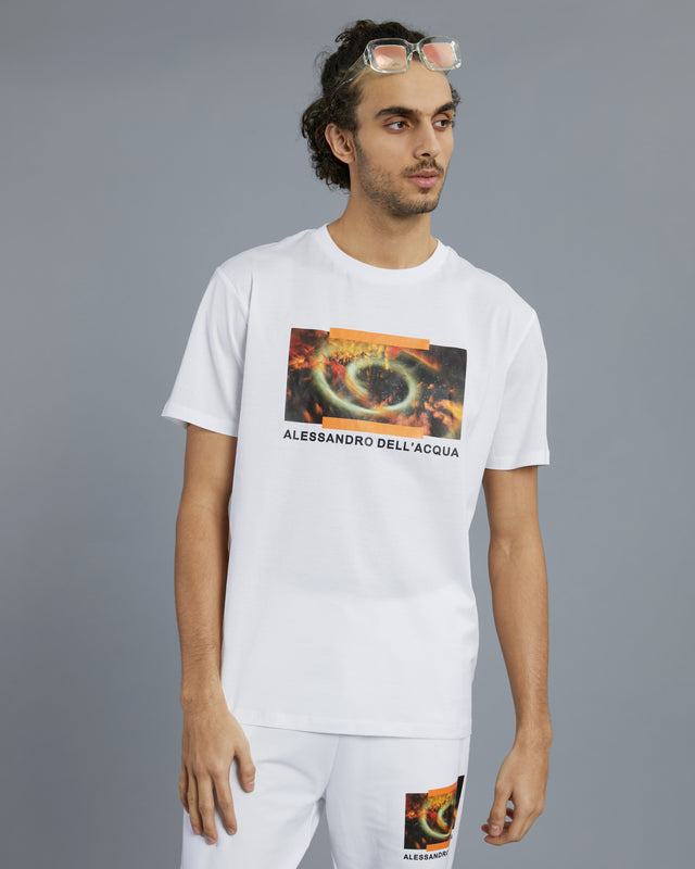 Picture of Graphic and Brand Print T-Shirt