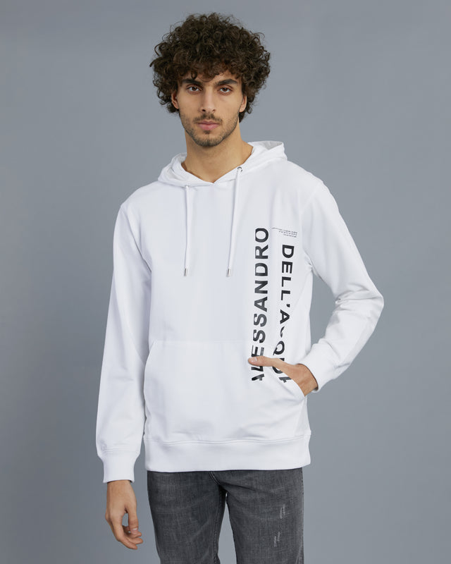 Picture of Contrasting Brand Print Hoodie Jacket