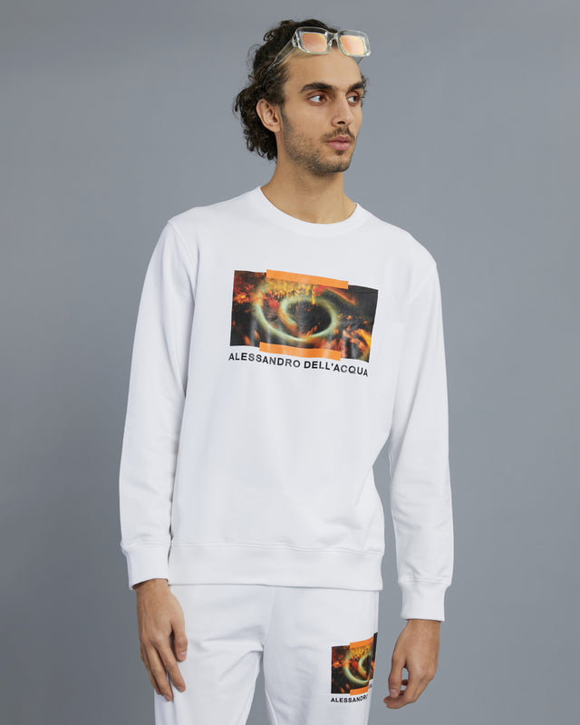 Picture of Graphic and Brand Print Sweatshirt