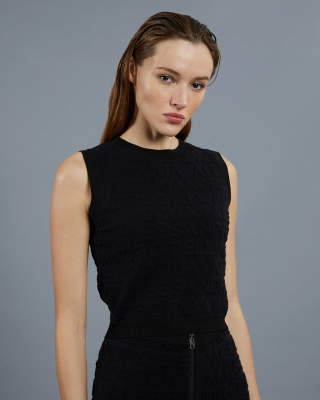 Picture of Embossed Knitted Top