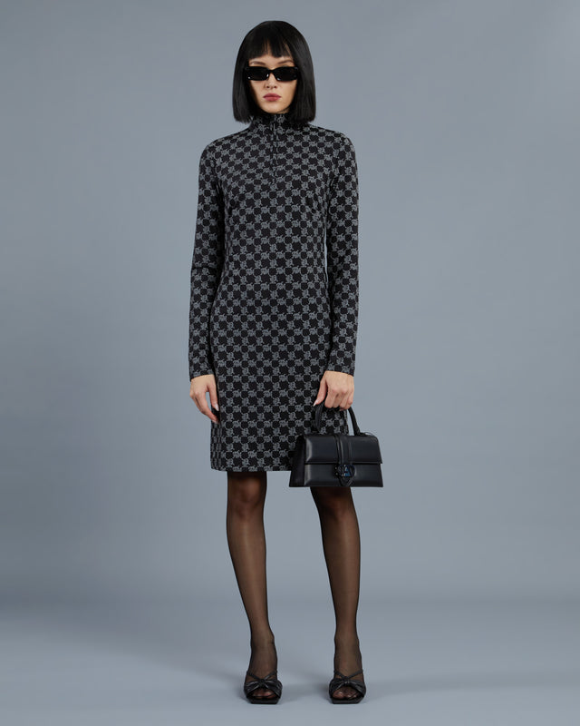 Picture of ADA Patterned Long Sleeve Dress