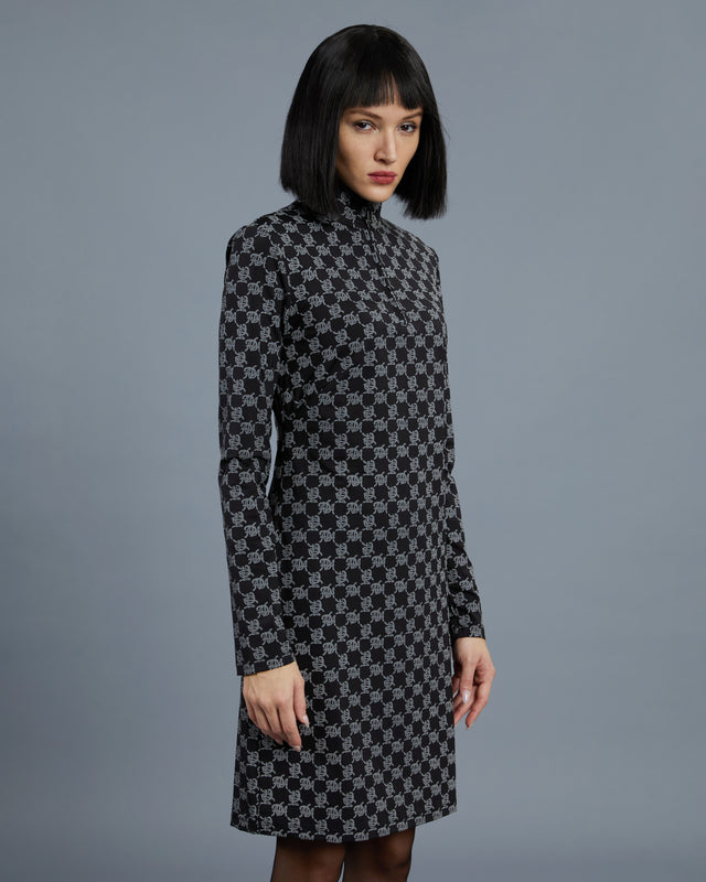 Picture of ADA Patterned Long Sleeve Dress