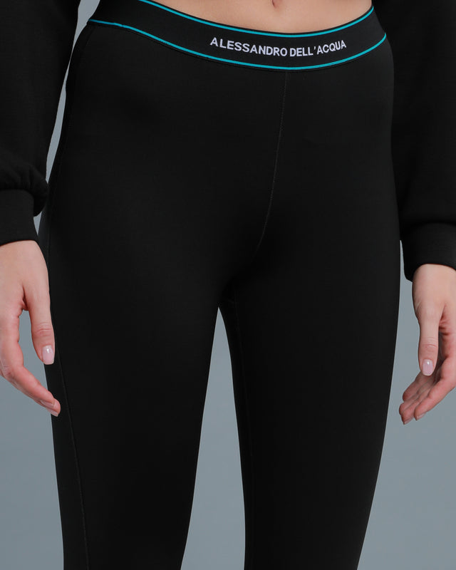 Picture of Contrast Logo Band Leggings