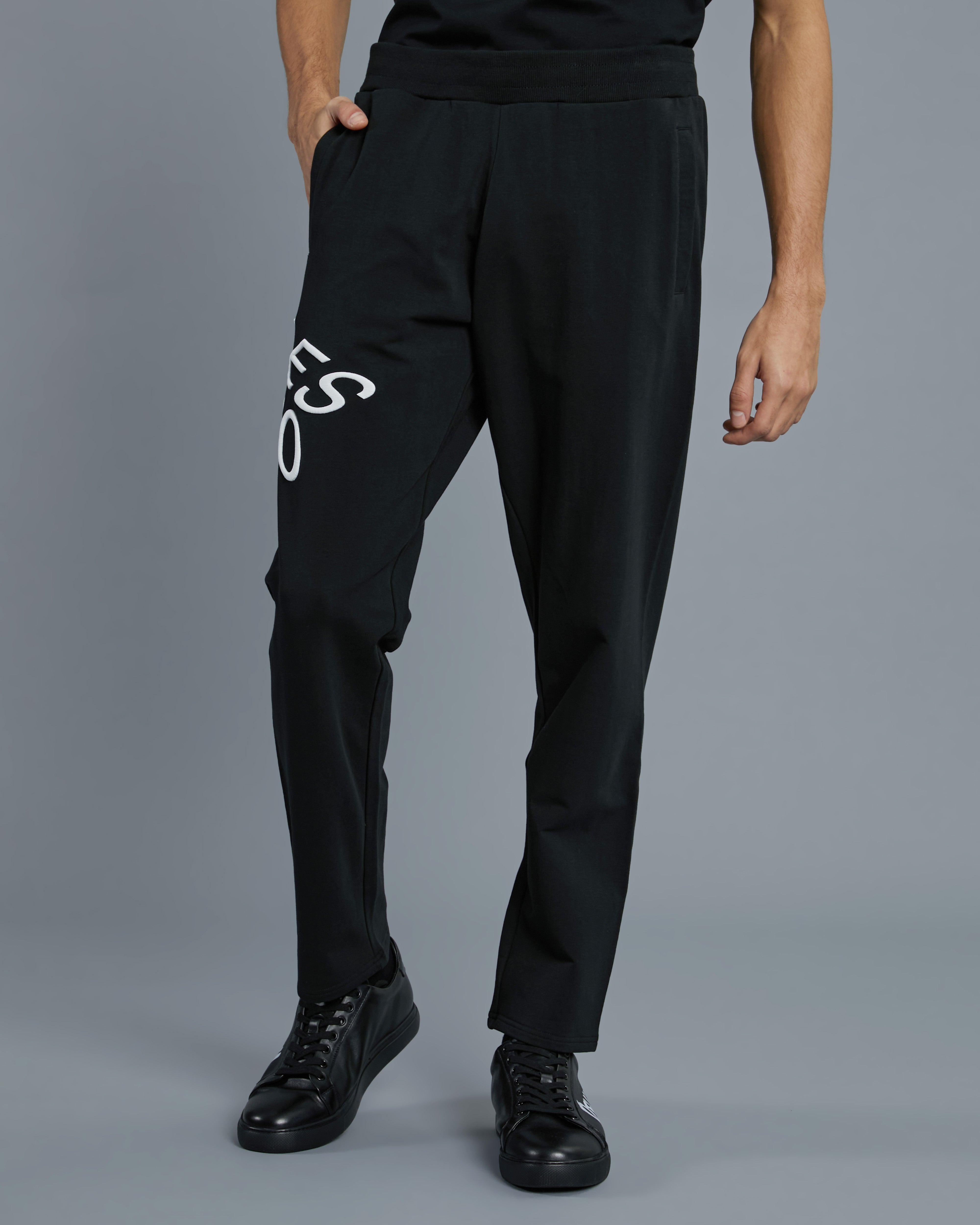 Brand Embroidered Track Pants | Alessandro Dell Acqua