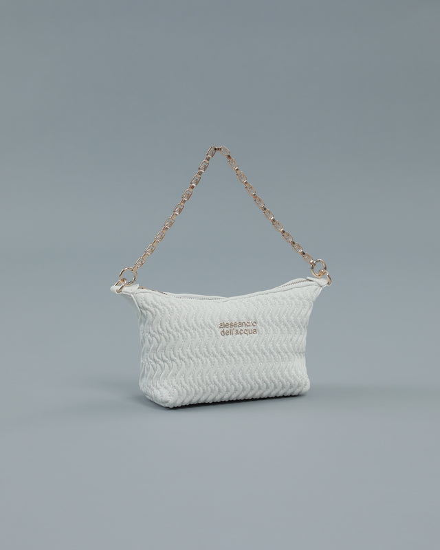 Picture of Mini Quilted Shoulder Bag in White