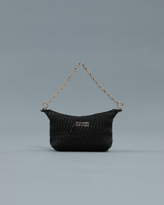 Picture of Mini Quilted Shoulder Bag in Black