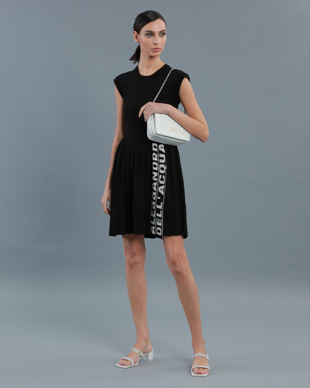 Picture of Logo Tape Knitted Dress