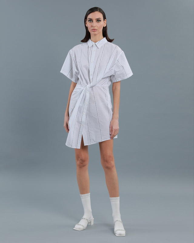 Picture of Twisted Placket Shirt Dress