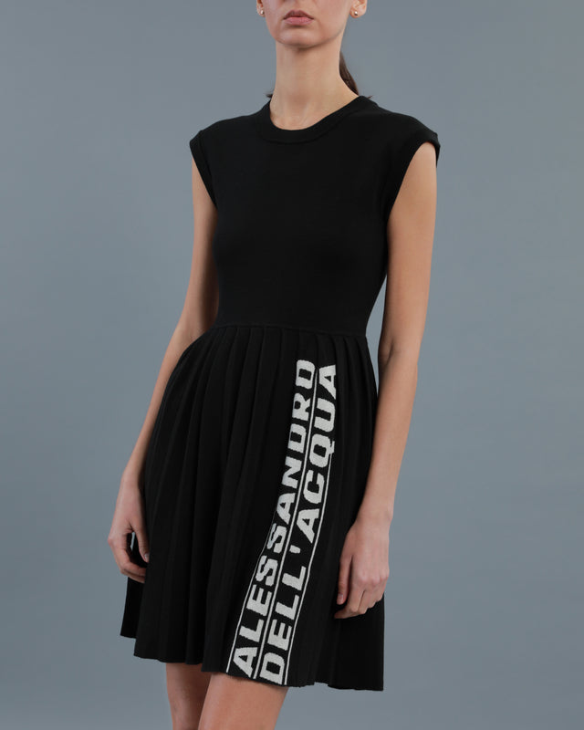 Picture of Logo Tape Knitted Dress