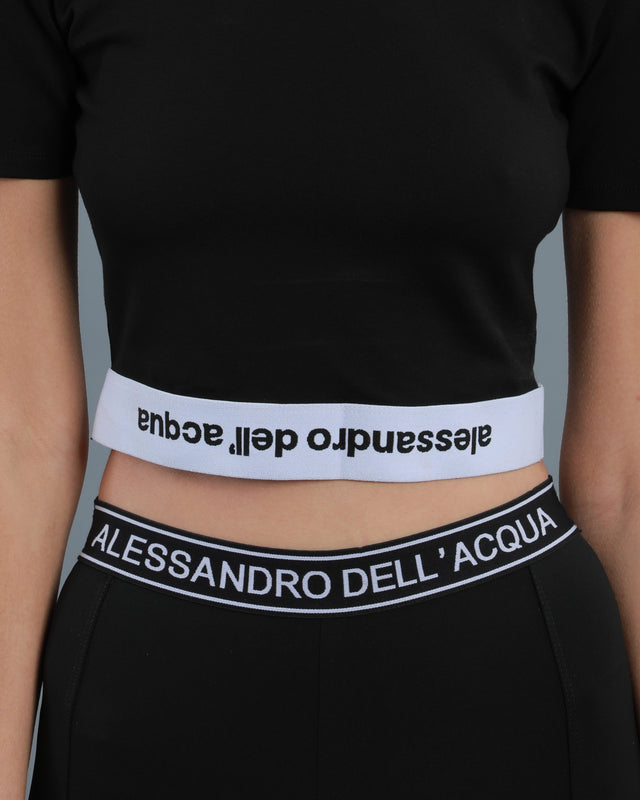 Picture of Logo Band Cropped T-Shirt