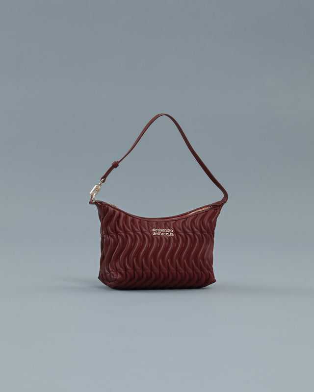 Picture of Quilted Shoulder Bag in Maroon