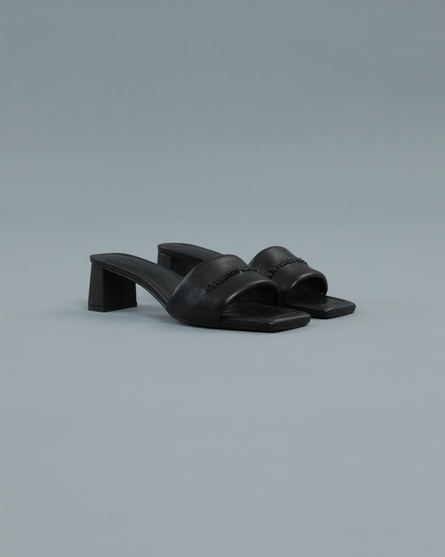 Picture of Square Toe Block Heeled Mule