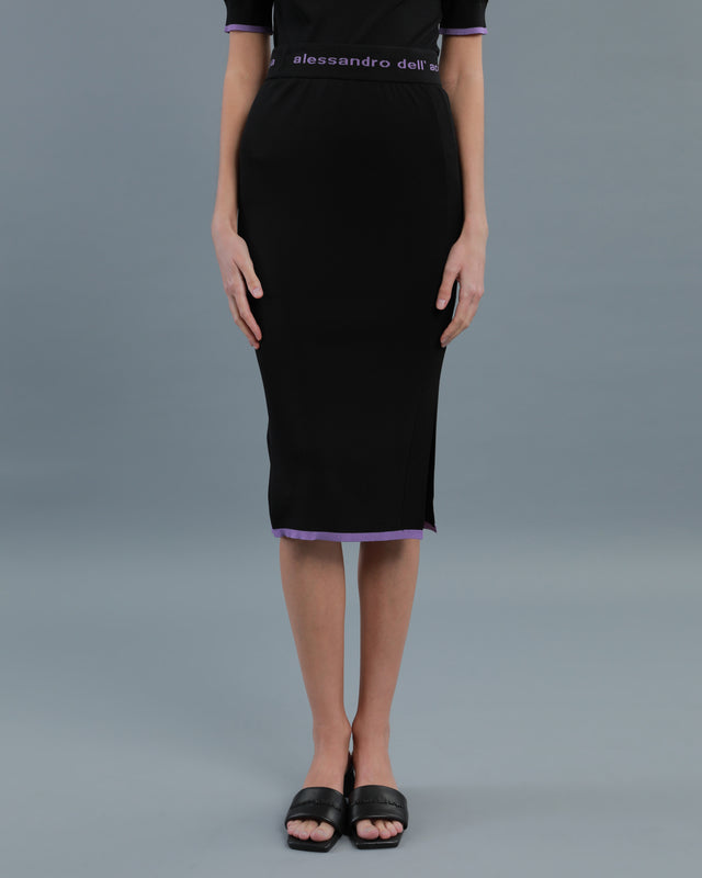 Picture of Contrast Pencil Skirt