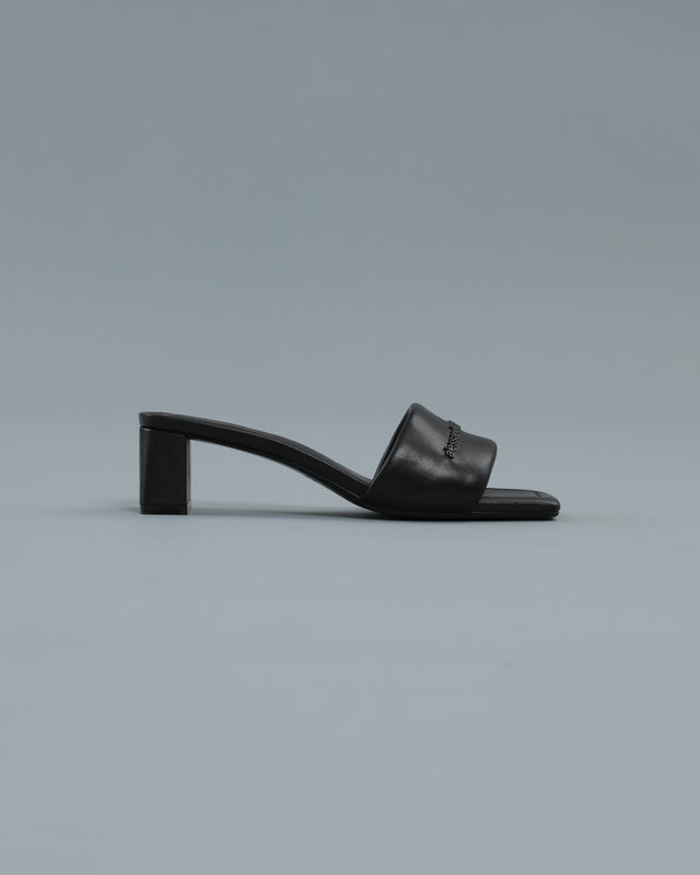 Picture of Square Toe Block Heeled Mule