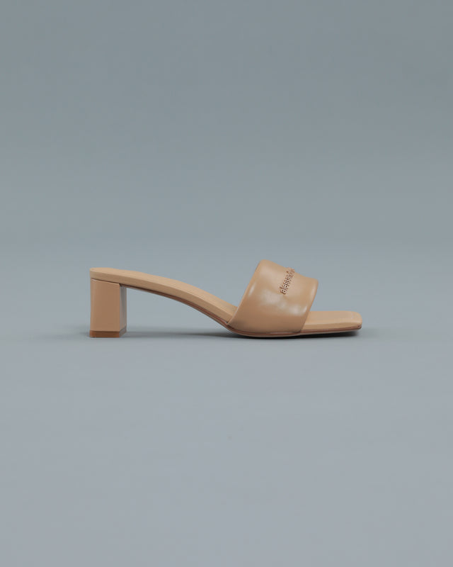 Picture of Square Toe Block Heeled Mule