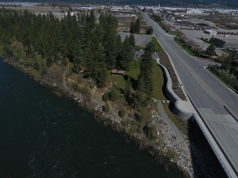 Spokane River Sullivan Rd. Access and Parking (North Bank)