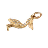 3/4" Pelican Bird Pendant Encrusted with Diamonds - Lone Palm Jewelry