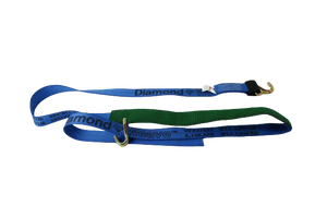 2" x 14 Ft DiamondWeave™ Strap w/ Wire Hooks & Protective Sleeves| 4 PACK - GO-TOW.COM