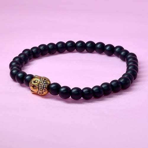 Buy Reiki Crystal Products 7 Chakra Bracelet, Black Onyx Bracelet