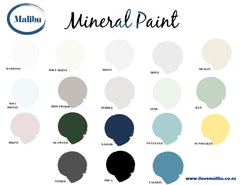 Malibu Mineral Paint Colour Chart