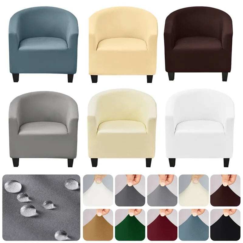 Waterproof Sofa Cover Armchair Cover Stretch Tub Cover Club Couch Sofa Slipcover For Home Living Room