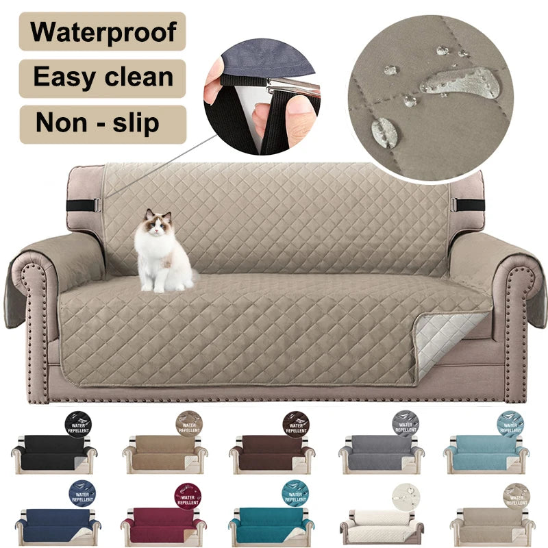 Waterproof Sofa Cover Recliner Sofa Cover Anti-Slip Compatible With Corner Sofa Pet Sofa Cushion For