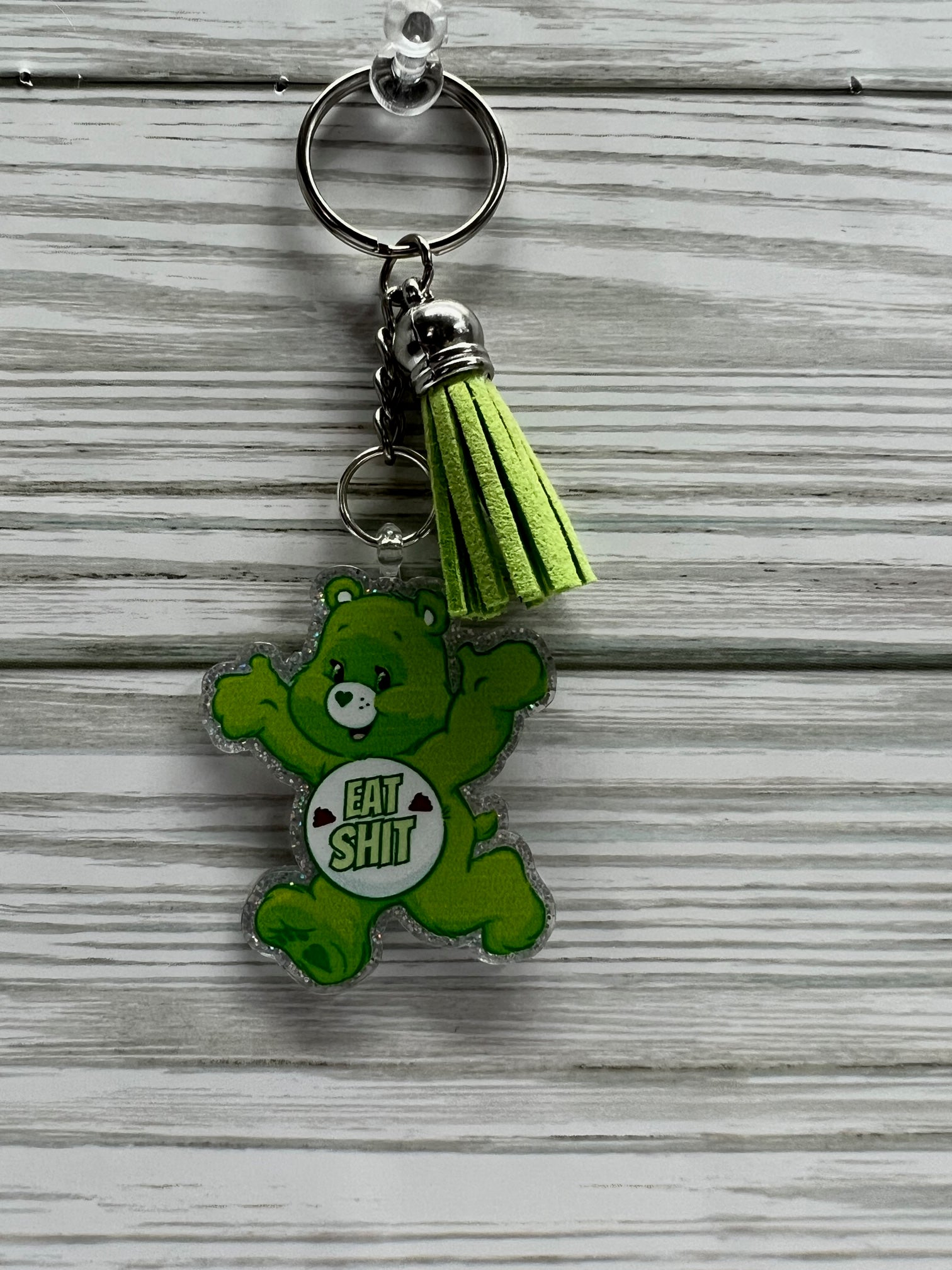 Green Swear Bear "Eat Sh**"