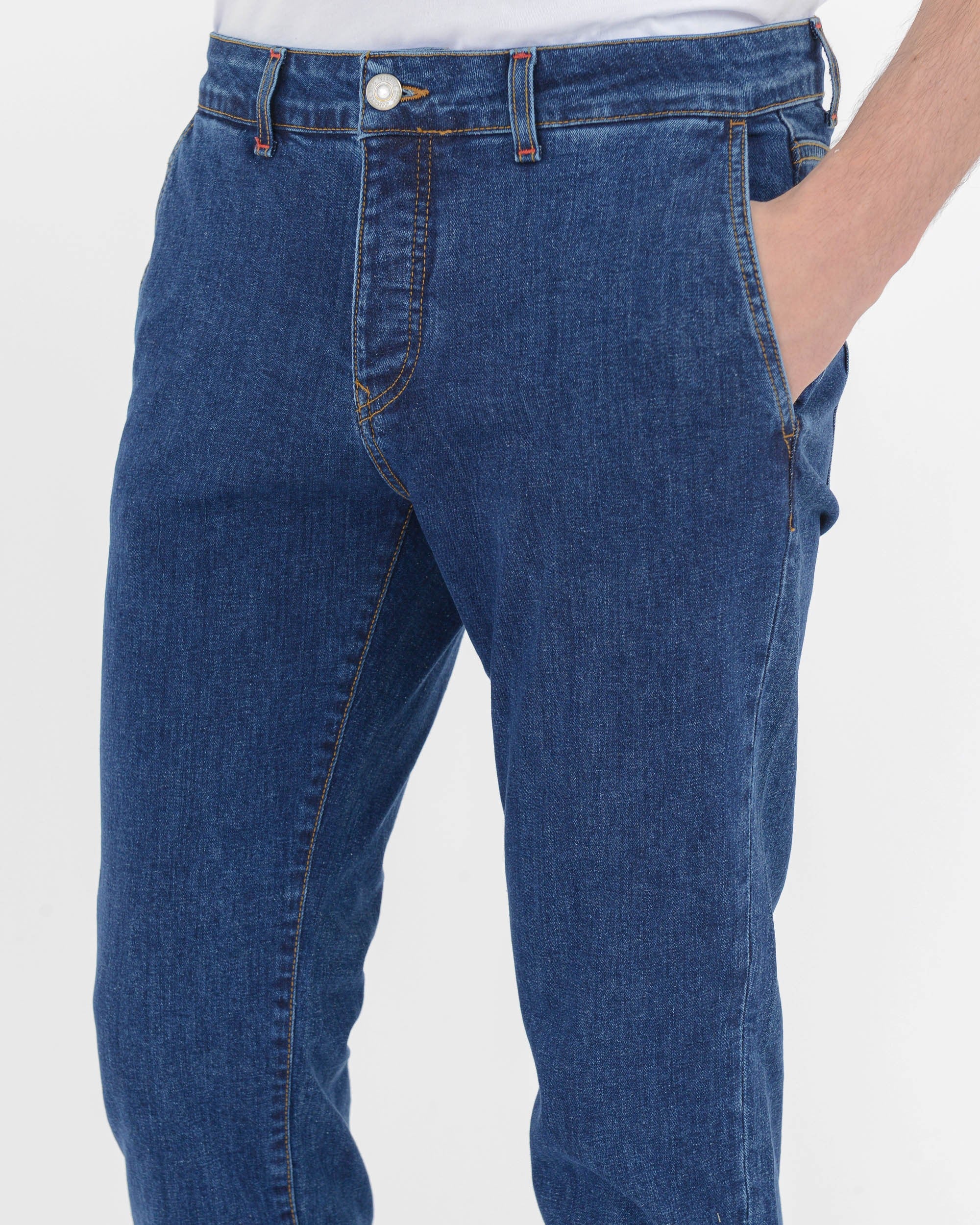 blue denim america pocket slim