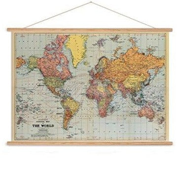 Map Of The World Poster Stanfords World Map Vintage Chart Poster Print – Six Things