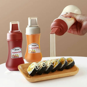 (1/2/3 Pack) Leak-Proof Squeeze Bottles: Refillable Condiment Dispensers for Sauces, Dressings, & More - Look on Sale
