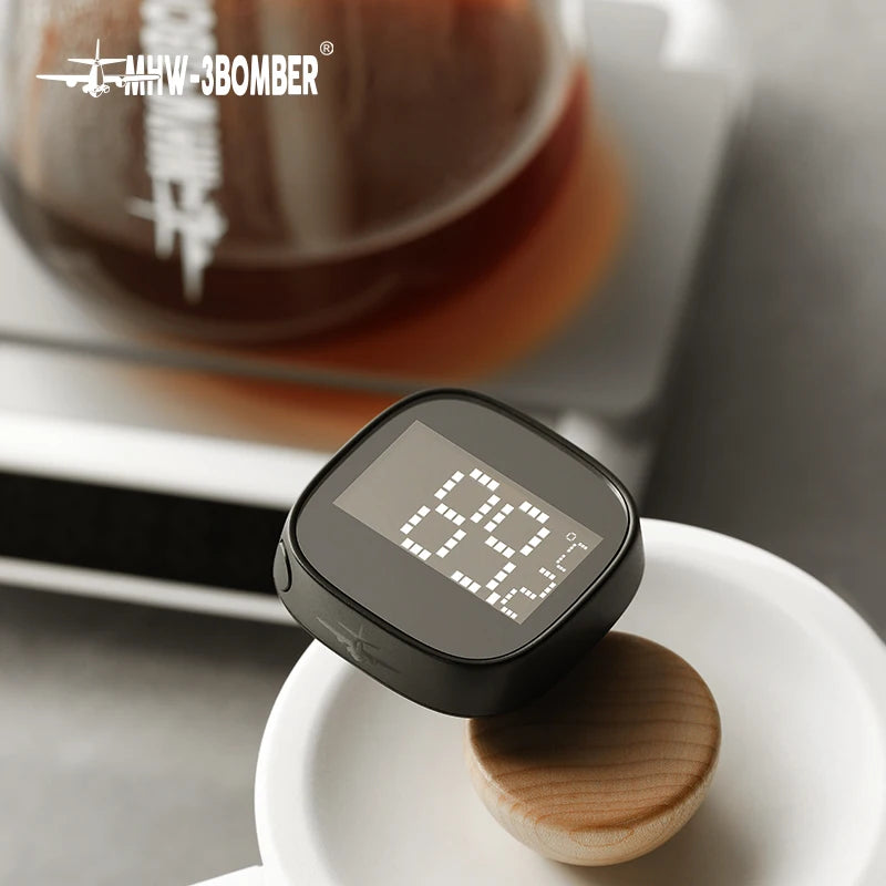 Digital Instant Read Thermometer for Coffee & Latte Art (Fast & Accurate Brewing)