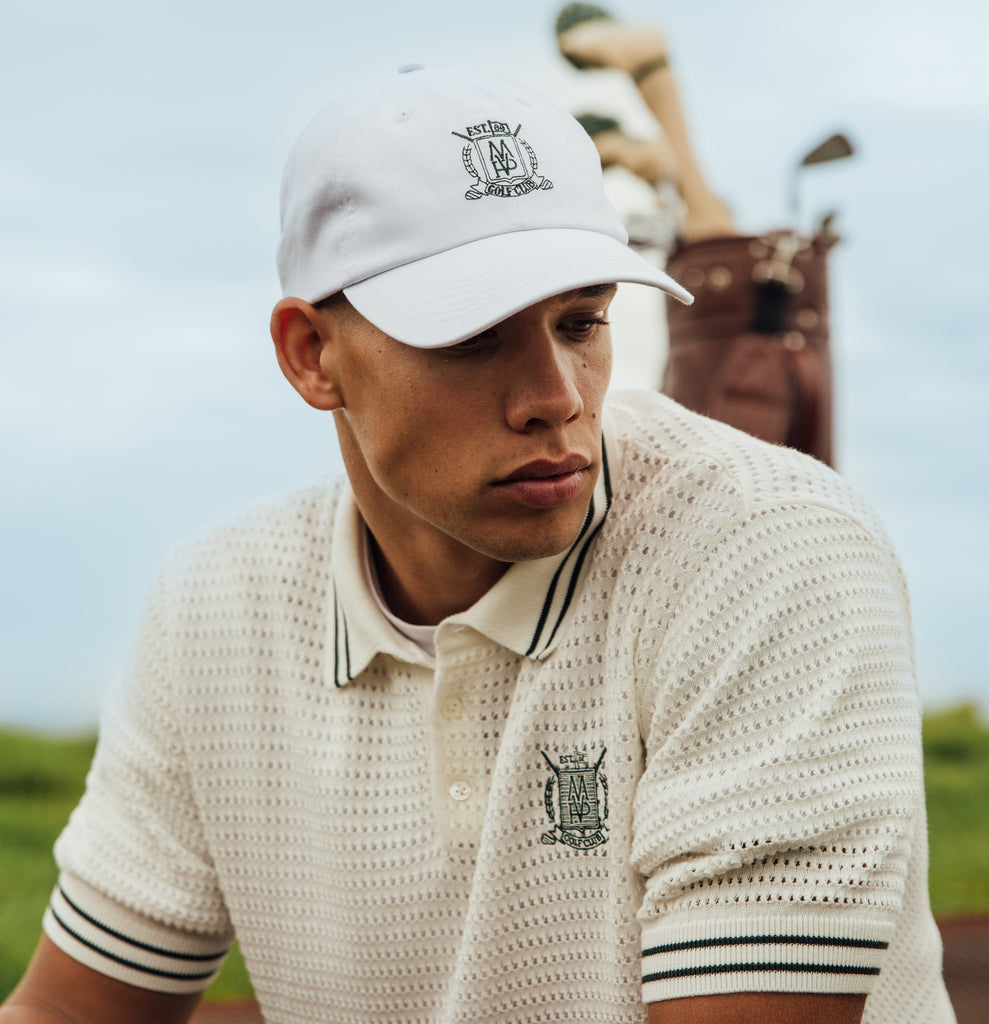 MVP Golf Club Dad Cap + Knitted Polo Shirt