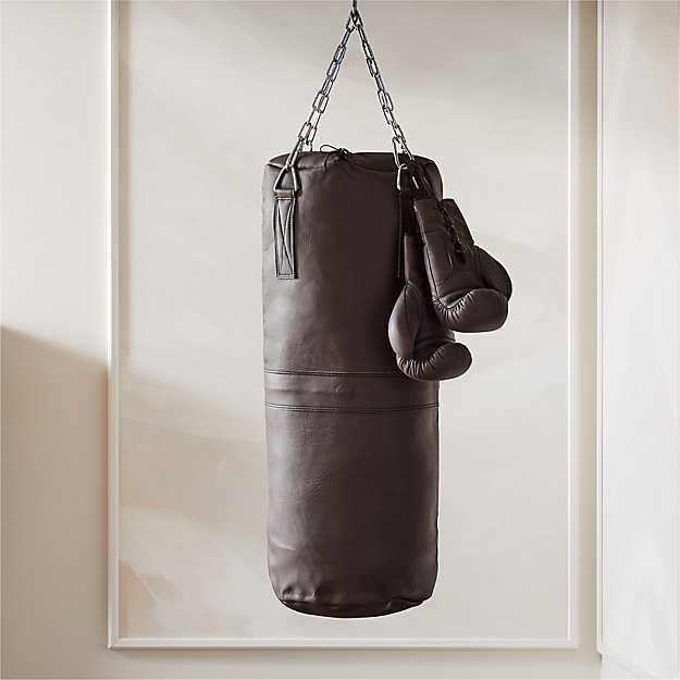 Executive Black Leather Heavy Punching Bag