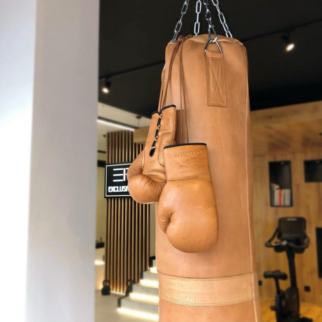 Designer Leather Boxing Punching Bag Vintage