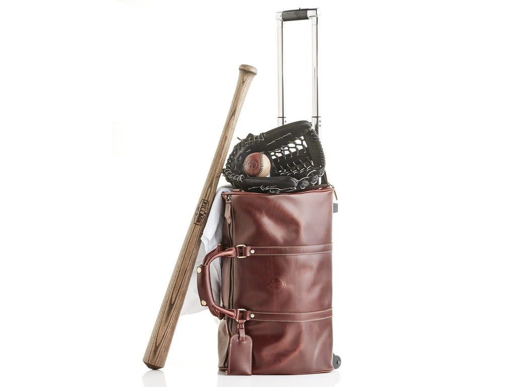 Heritage Leather Trolley Bag