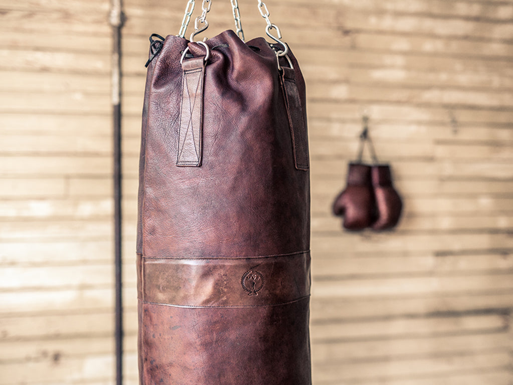 'Heritage' Leather Boxing Bag | The MVP – MODEST VINTAGE PLAYER LTD
