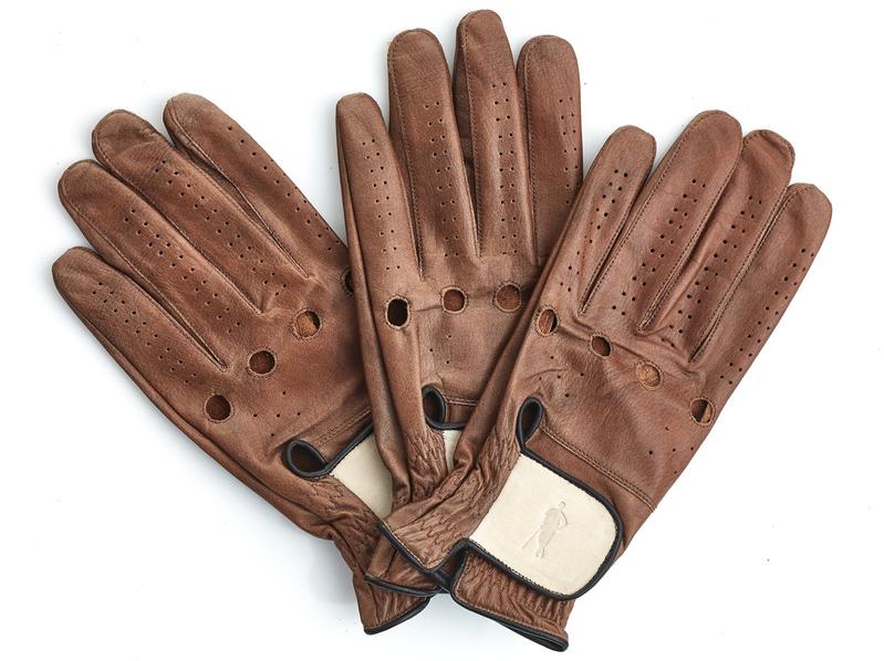 PRO Heritage Brown/Cream Leather Vintage Golf Gloves