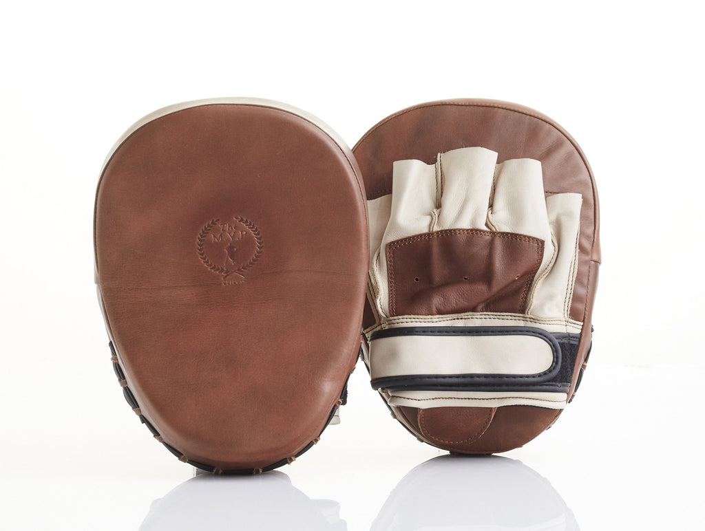 PRO Cream/Brown Leather Focus Pads