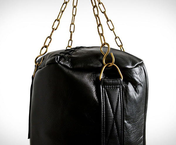 MVP for Wayne Enterprises x Uncrate Premium Vintage Leather Punching Bag