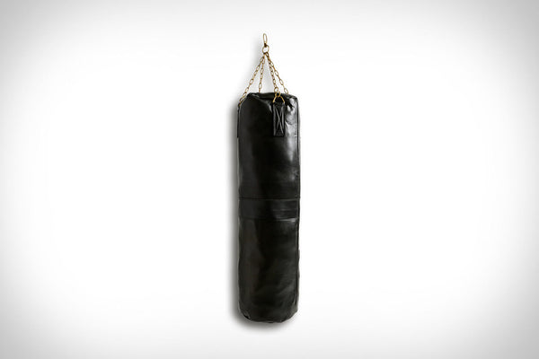 MVP for Wayne Enterprises x Uncrate Executive Black Leather Heavy Punching Bag