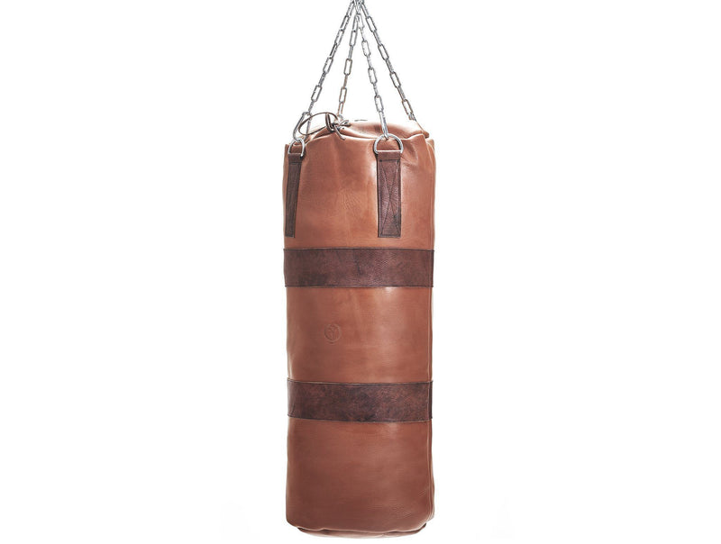 Designer Tan / Brown Trim Leather Boxing Heavy Bag Vintage Style – MODEST VINTAGE PLAYER LTD